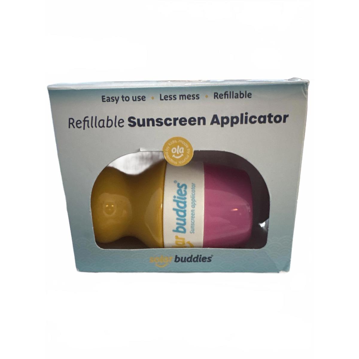 Solar Buddies Refillable Sunscreen Applicator - Child-Friendly & Mess-Free